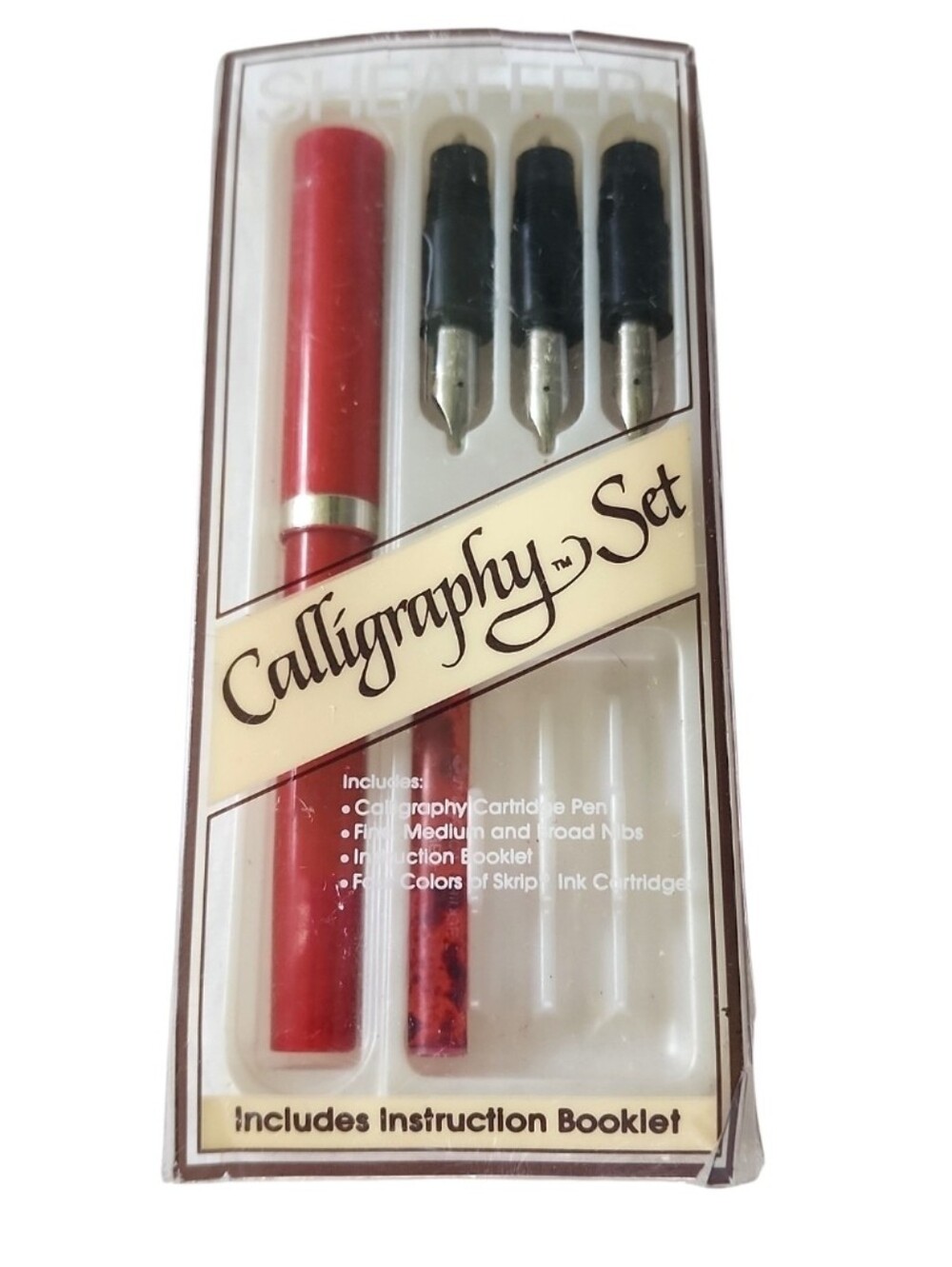 Vintage Sheaffer No-Nonsense Calligraphy Set